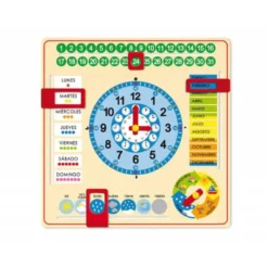 Juego didáctico a partir de 3 años Reloj calendario Goula