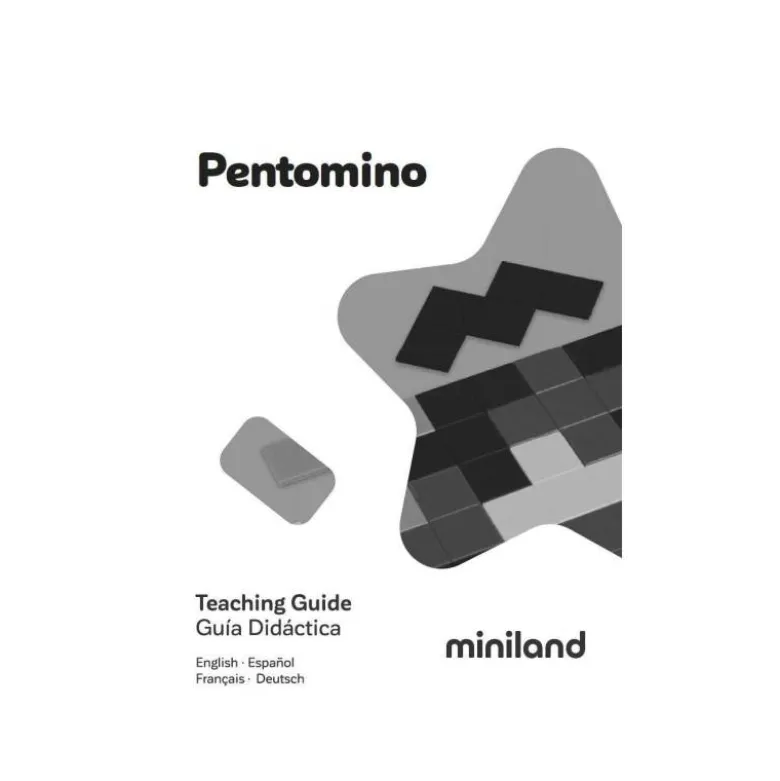 Juego didáctico de 5 a 12 años Pentominos de colores Miniland
