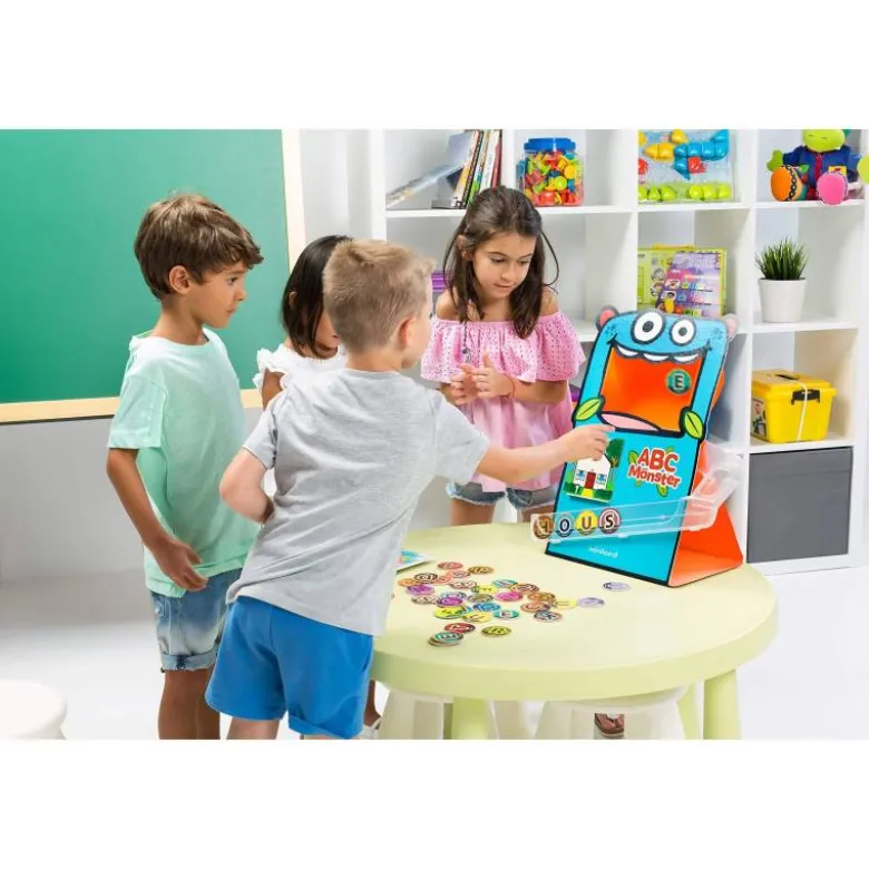 Juego didáctico MiniLand a partir de 3 años Alimenta al Monstruo para construir palabras