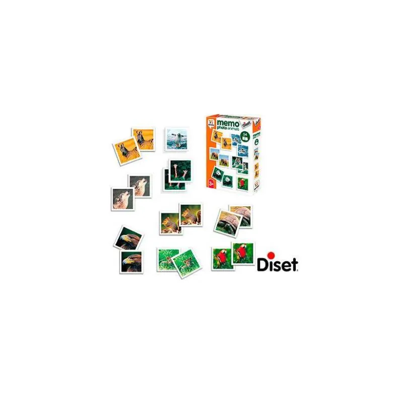 JUEGO DISET DIDACTICO MEMO PHOTO ANIMALS
