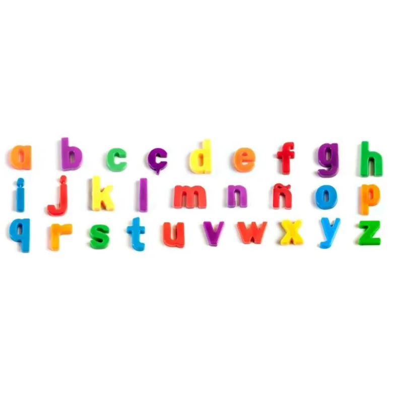 Juego Educativo a partir de 3 años Letras magneticas minusculas Miniland