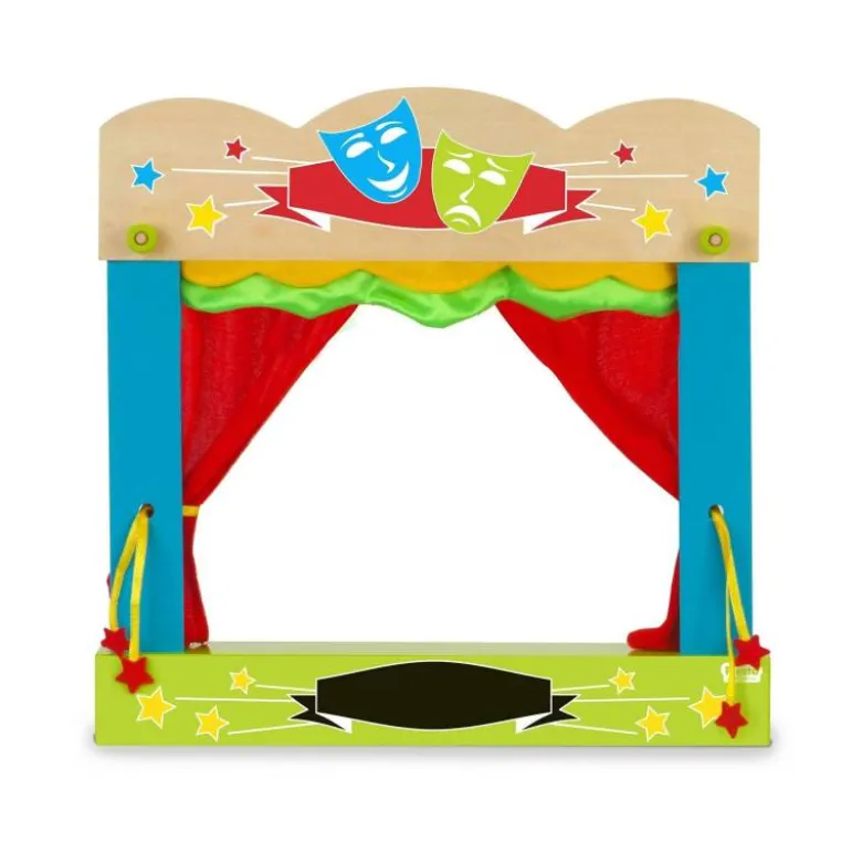 Juego Infantil a partir de 3 años Tetro de marionetas de sobremesa Fiesta Crafts
