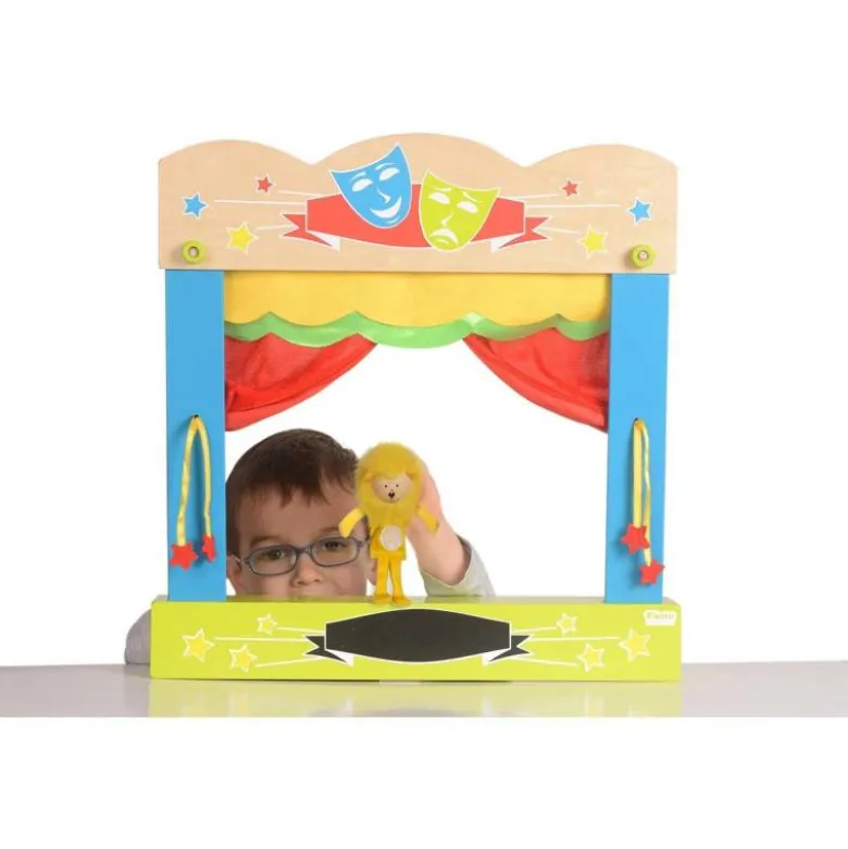 Juego Infantil a partir de 3 años Tetro de marionetas de sobremesa Fiesta Crafts