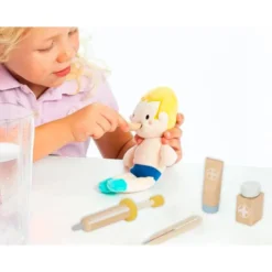 JUEGO INFANTIL IMAGINOVO MADERA MALETIN DE MEDICO +3 AÑOS 11 PIEZAS 24,5X18X10CM