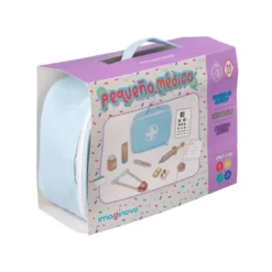 JUEGO INFANTIL IMAGINOVO MADERA MALETIN DE MEDICO +3 AÑOS 11 PIEZAS 24,5X18X10CM