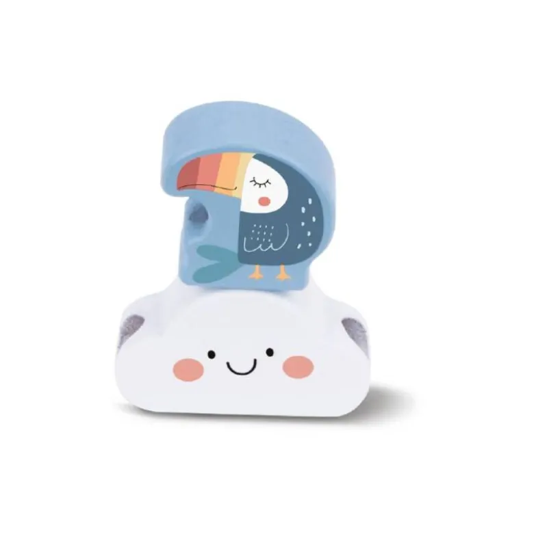 JUEGO INFANTIL IMAGINOVO MADERA CUENTAS ANIMALES PARA ENHEBRAR +24 MESES 13 PIEZAS 27X6,5X6,5CM