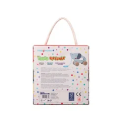 JUEGO INFANTIL IMAGINOVO MADERA ELEFANTE PARA ARRASTRAR CON RUEDAS +12 MESES 13,4X10X5,4CM