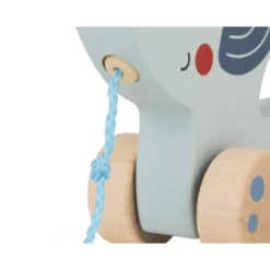 JUEGO INFANTIL IMAGINOVO MADERA ELEFANTE PARA ARRASTRAR CON RUEDAS +12 MESES 13,4X10X5,4CM