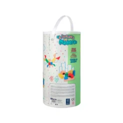 JUEGO INFANTIL IMAGINOVO MADERA CONSTRUCCION DE BLOQUES +12 MESES 100 PIEZAS 29X29X3,5CM