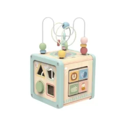 JUEGO INFANTIL IMAGINOVO MADERA CUBO DE ACTIVIDADES +18 MESES 15,5X15,5X28CM