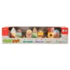 JUEGO INFANTIL IMAGINOVO MADERA TREN FIGURAS APILABLES CON RUEDAS +18 MESES 38X9,5X7,5CM