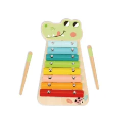 JUEGO INFANTIL IMAGINOVO MADERA XILOFONO INSTRUMENTO MUSICAL COCODRILO +18 MESES 28X14,8X2,5CM