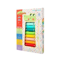 JUEGO INFANTIL IMAGINOVO MADERA XILOFONO INSTRUMENTO MUSICAL COCODRILO +18 MESES 28X14,8X2,5CM