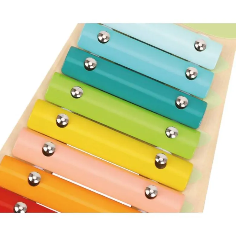 JUEGO INFANTIL IMAGINOVO MADERA XILOFONO INSTRUMENTO MUSICAL COCODRILO +18 MESES 28X14,8X2,5CM