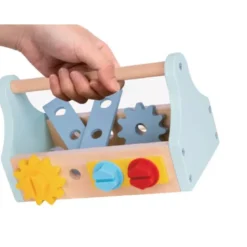 JUEGO INFANTIL IMAGINOVO MADERA MALETIN DE HERRAMIENTAS +3 AÑOS 18 PIEZAS 21,4X13,2X11CM