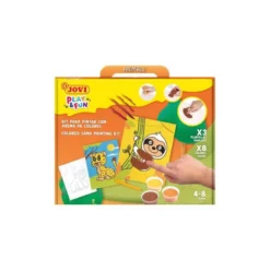 JUEGO JOVI PLAY&FUN PINTA CON ARENA DE COLORES ANIMALES TERRESTRES