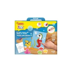 JUEGO JOVI PLAY&FUN PINTA CON ARENA DE COLORES ANIMALES MARINOS
