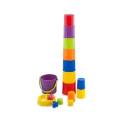 Juego para bebes a partir de 1 año Vasitos Apilables Miniland