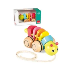 Juego para bebes de Arrastre A partir de 10 meses Gusanito Goula