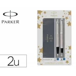 JUEGO PARKER IM ESSENTIAL ACERO CT BOLIGRAFO + PLUMA