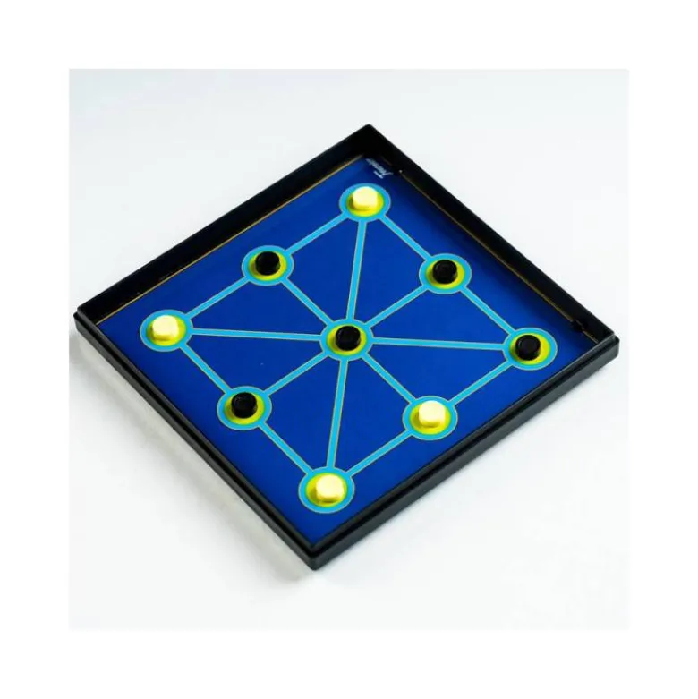 Juegos de mesa tres en raya magnetico 20x16,1x2,5 cm