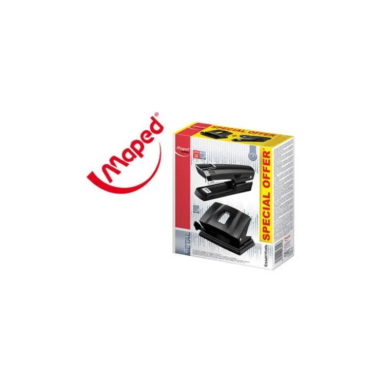 Kit Grapadora + taladradora Maped Essentials
