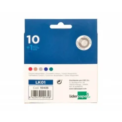 LACRE LIDERPAPEL CON SELLO DE CARTA JUEGO DE 10 BARRAS COLORES SURTIDOS