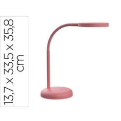 LAMPARA DE ESCRITORIO MAUL LED JOY COLOR ROSA 137X335X358 MM