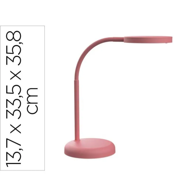 LAMPARA DE ESCRITORIO MAUL LED JOY COLOR ROSA 137X335X358 MM