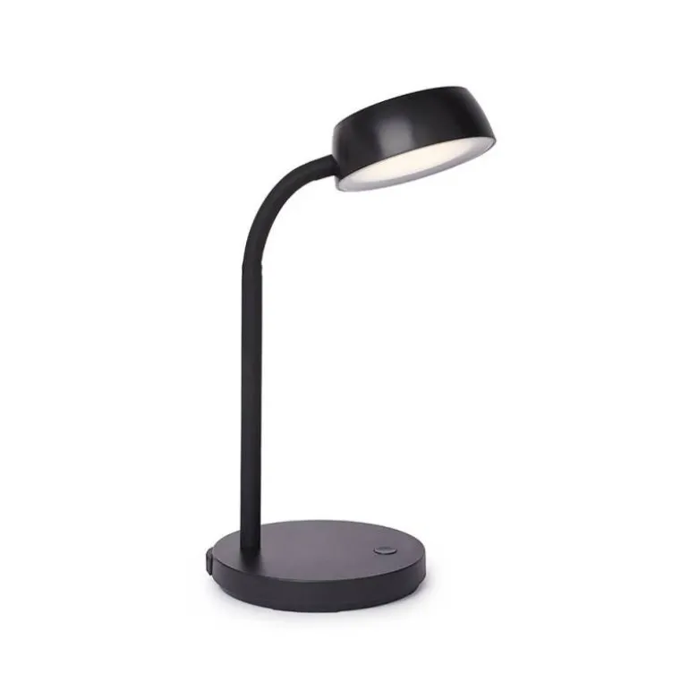 LAMPARA DE ESCRITORIO MAUL LED ABBY COLOR NEGRO 155X320X155 MM