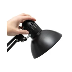 LAMPARA DE ESCRITORIO MAUL STUDY CON PINZA COLOR NEGRO 170X440X350 MM