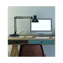 LAMPARA DE ESCRITORIO MAUL STUDY CON BASE COLOR NEGRO 490X350X230 MM