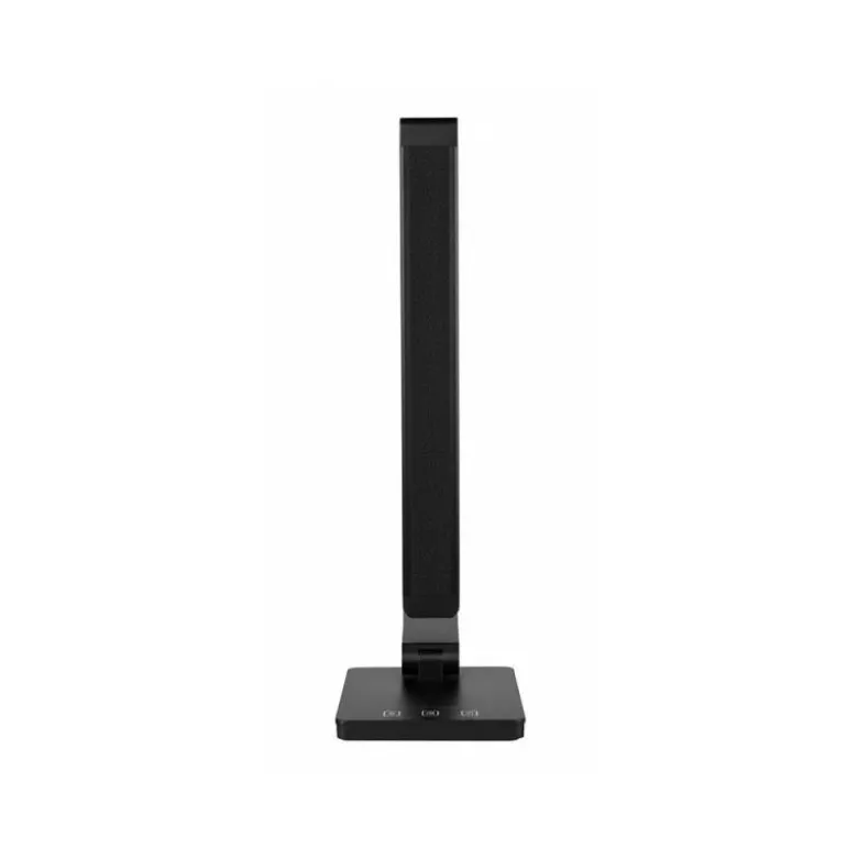 LAMPARA DE ESCRITORIO Q-CONNECT VEGA LED 10W 400 LM TACTIL 5 NIVELES DE COLOR BRILLO REGULABLE COLOR NEGRO
