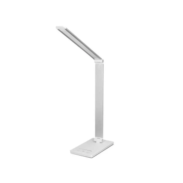 LAMPARA DE ESCRITORIO Q-CONNECT VEGA LED 10W 400 LM TACTIL 5 NIVELES DE COLOR BRILLO REGULABLE COLOR BLANCO