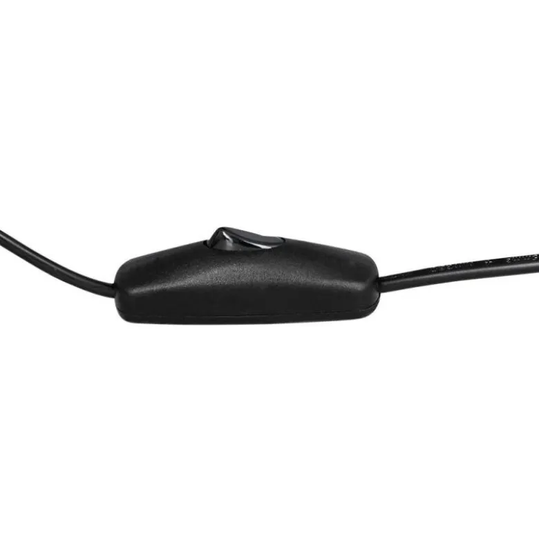 LAMPARA DE ESCRITORIO Q-CONNECT POLARIS METALICA CONINTERRUPTOR BRAZO DOBLE 3 ARTICULACIONES COLOR NEGRO
