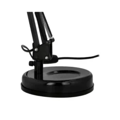 LAMPARA DE ESCRITORIO Q-CONNECT POLARIS METALICA CONINTERRUPTOR BRAZO DOBLE 3 ARTICULACIONES COLOR NEGRO