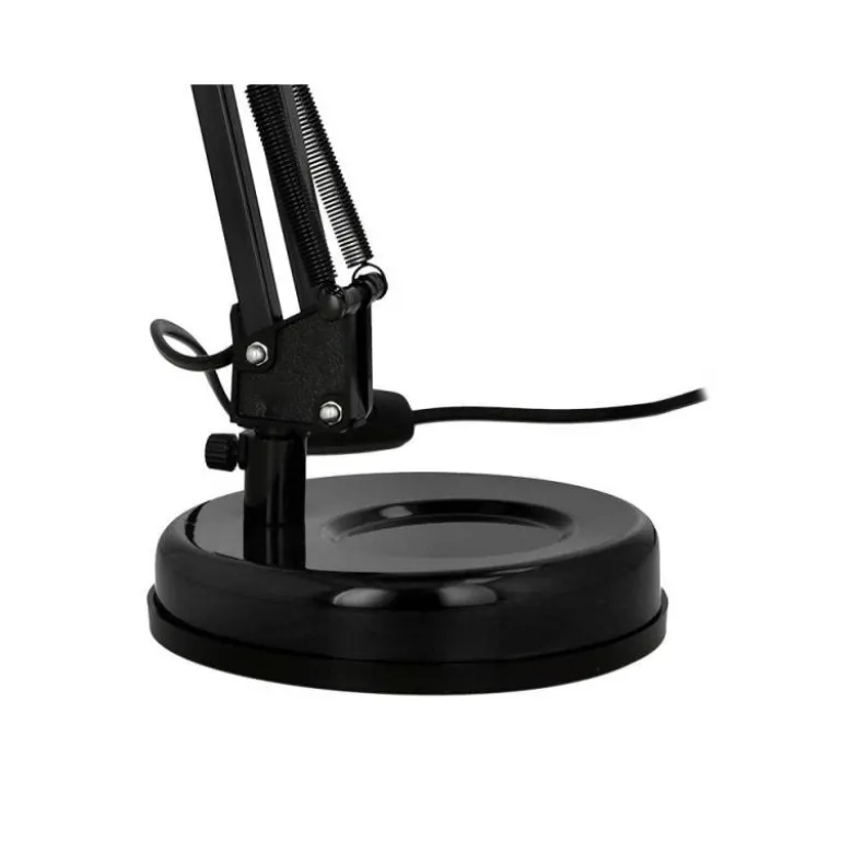 LAMPARA DE ESCRITORIO Q-CONNECT POLARIS METALICA CONINTERRUPTOR BRAZO DOBLE 3 ARTICULACIONES COLOR NEGRO