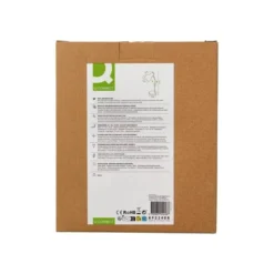 LAMPARA DE ESCRITORIO Q-CONNECT ORION METALICA CON DETALLES DE MADERA BRAZO FLEXIBLE COLOR BLANCO
