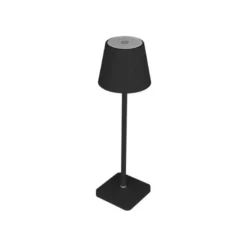 LAMPARA DE ESCRITORIO Q-CONNECT NOVA LED 2W 200 LM METALICA TACTIL RECARGABLE USB-C COLOR NEGRO