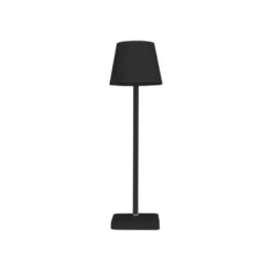 LAMPARA DE ESCRITORIO Q-CONNECT NOVA LED 2W 200 LM METALICA TACTIL RECARGABLE USB-C COLOR NEGRO