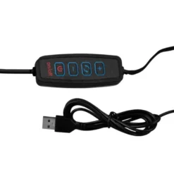 LAMPARA DE ESCRITORIO Q-CONNECT RIGEL LED 8W 320 LM ALUMINIO CON PINZA BRAZO DOBLE3 ARTICULACIONES COLOR NEGRO