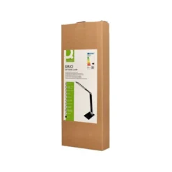 LAMPARA DE ESCRITORIO Q-CONNECT SIRIO LED 13W 800 LMTACTIL 3 NIVELES DE COLOR BRILLO REGULABLE COLOR NEGRO