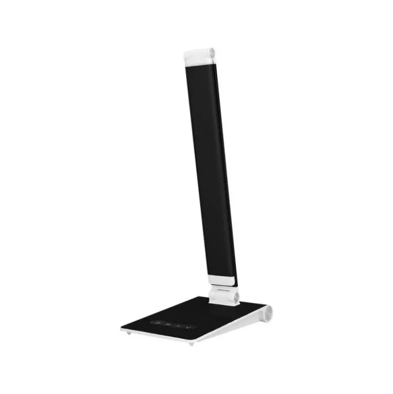 LAMPARA DE ESCRITORIO Q-CONNECT SIRIO LED 13W 800 LMTACTIL 3 NIVELES DE COLOR BRILLO REGULABLE COLOR NEGRO
