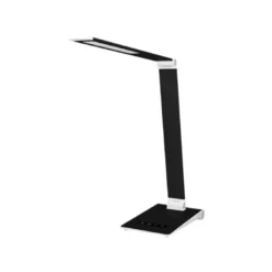 LAMPARA DE ESCRITORIO Q-CONNECT SIRIO LED 13W 800 LMTACTIL 3 NIVELES DE COLOR BRILLO REGULABLE COLOR NEGRO