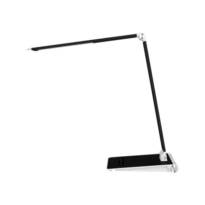 LAMPARA DE ESCRITORIO Q-CONNECT SIRIO LED 13W 800 LMTACTIL 3 NIVELES DE COLOR BRILLO REGULABLE COLOR NEGRO
