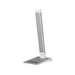 LAMPARA DE ESCRITORIO Q-CONNECT SIRIO LED 13W 800 LMTACTIL 3 NIVELES DE COLOR BRILLO REGULABLE COLOR PLATA