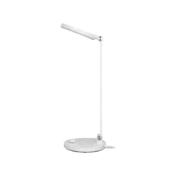LAMPARA DE OFICINA Q-CONNECT SOBREMESA PROFESIONAL ABS 80 LEDS 7 W CON INTERRUPTOR COLOR BLANCO