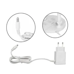 LAMPARA DE OFICINA Q-CONNECT SOBREMESA PROFESIONAL ABS 80 LEDS 7 W CON INTERRUPTOR COLOR BLANCO