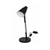 LAMPARA DE OFICINA Q-CONNECT SOBREMESA ABS TACTIL 6W 32 LED 150LM COLOR NEGRO