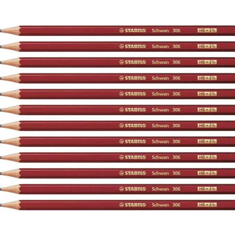 LAPICES DE GRAFITO STABILO SWANO 306 HB UNIDAD